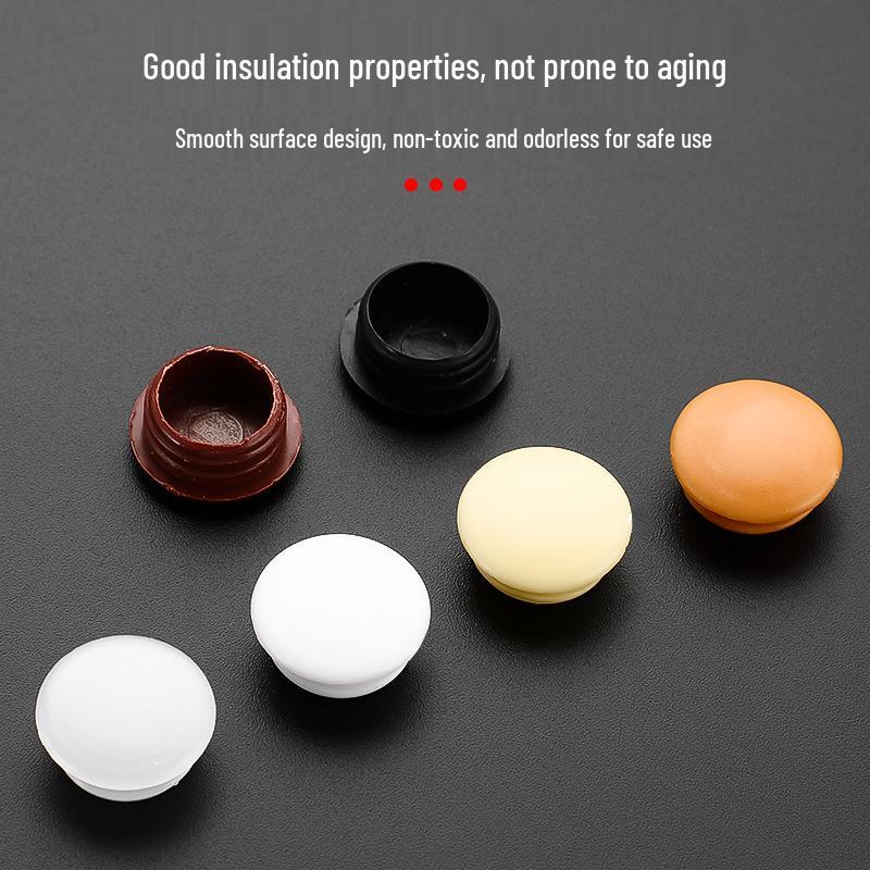 Universeller Runder Dekoplastikstopfen für Möbelscharniere und Schraubenlöcher