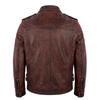 M65 Hunting Vintage Red Brown Genuine Leather Jacket Men Soft Real Cowhide Black Winter Coat Biker Jacket