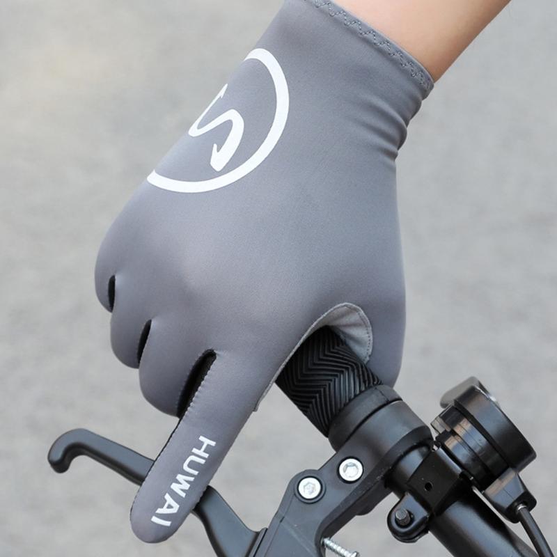 Sports Cycling Glove Full Finger Mountain Bike Gloves with Antislip Shock Absorbing Pad, Touchscreens Road Biking Gloves