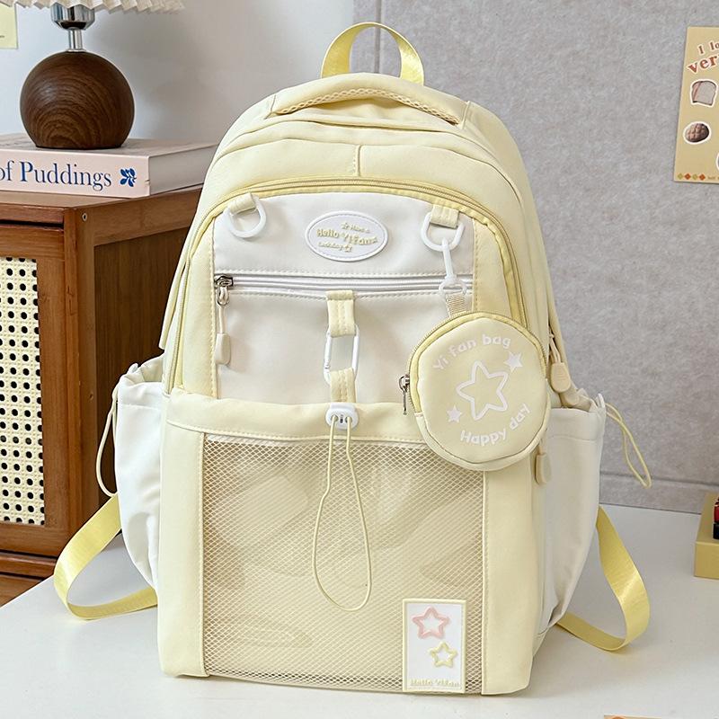 Children's schoolbag, elementary school students, junior high school girls, high-value two-piece set, high school backpack, fashion backpack