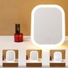 LED Fill Light Small Mirror Student Dormitory Desktop 3 Color, Makeup Mirror With Light, Bedroom Dressing Table Mirror
