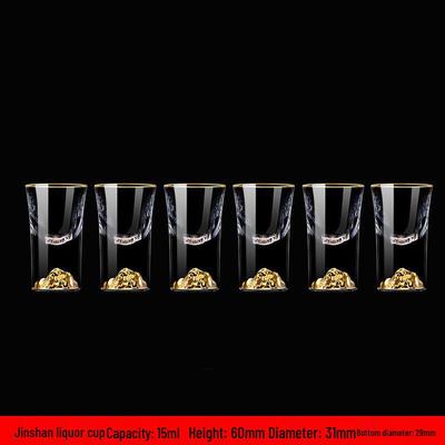 Shangqi Kristallglas Baijiu & Spirituosen Verkostungsgläser - 6er Set