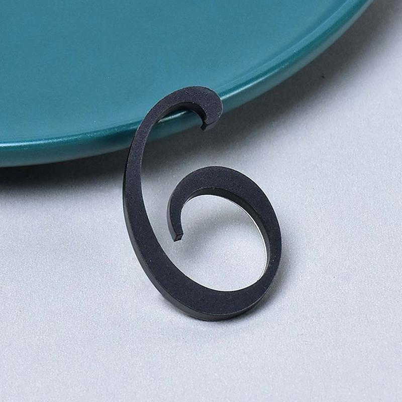 0-9 Acrylic Self Adhesive House Number Sticker Frosted Silver Gold Color Doorplate Home Door Plaque Numbers Sign New