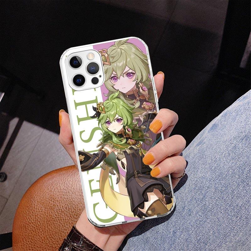 Genshin Impact Anime Phone Case For iPhone 17 Air 16 Pro Max 16E 15 + 14 Plus 11 12 13 Mini 7 8 SE Gift Print Cover Fundas 17 Ai