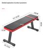Multi-Functional Foldable Flat Bench for Fitness and Exercise