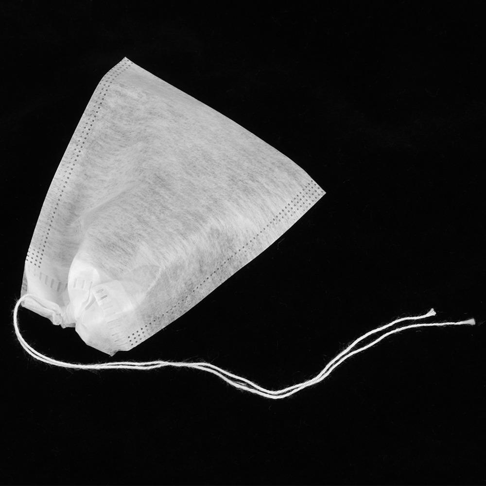 100Pcs Set Disposable Tea Filter Bags Corn Fiber Tea Strainer Tea Bags Loose Leaf Tea