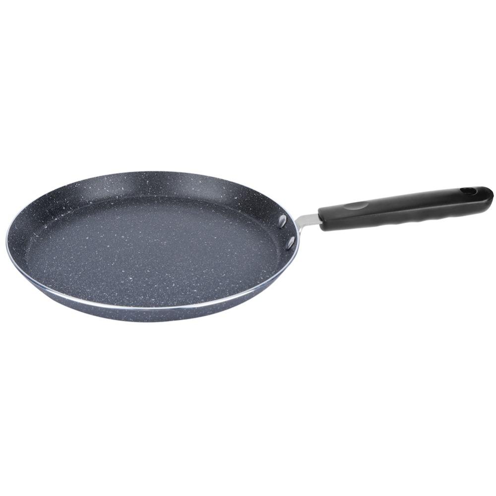 Round Shape Nonstick Crepe Pan Aluminum Alloy Flat Skillet Pan  Pancake Egg Pizza Tortilla