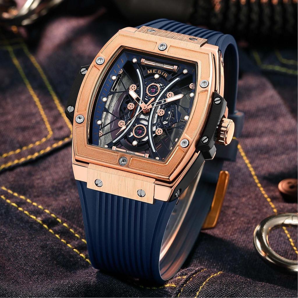 Megir Brand Luxury Quartz Watches for Men Waterproof Military Sports Watch Luminous Male Clock Wristwatch Reloj Hombre 8109
