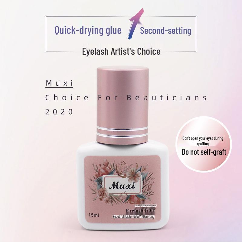 Low Odor, Quick-Dry Eyelash Extension Glue - Long-Lasting 60 Days for Beauty Salons
