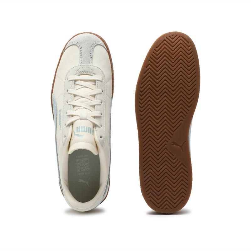 PUMA Club Women Comfort Versatile Thin Sole Low-Top Trainer Shoes Off White 401515-06