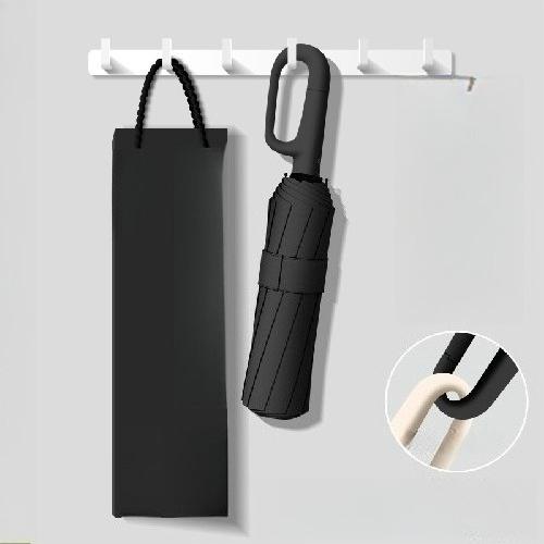 Open Close Umbrella for Unisex Sun Rain UV Protection Double Use Folding Umbrellas with Buckle Design Mini Rain Gear