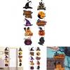 Halloween Door Hanging Decor With Pumpkin And Bat Paper Scene Setter For Party Celebrations