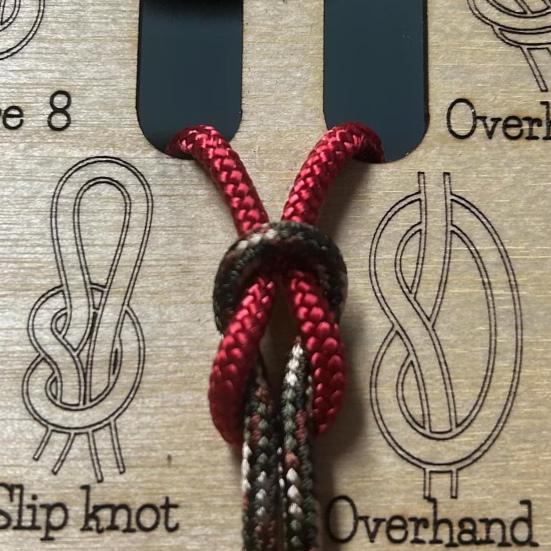 Learn Knot Training Board 16 Knots Tying Practice Wooden Board Beginner Reefs Square