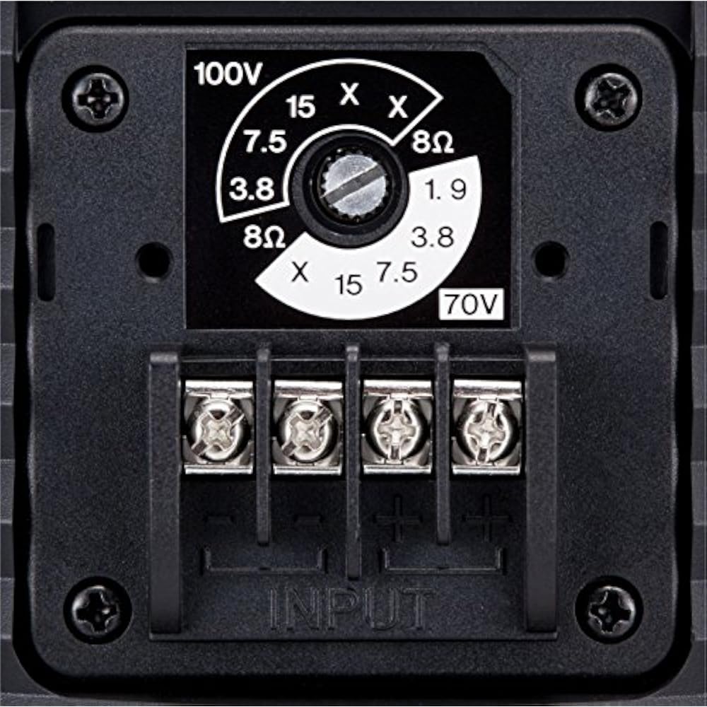 YAMAHA (YAMAHA) All Weather Speaker with Mounting Bracket for Small Equipment, High Impedance Con...