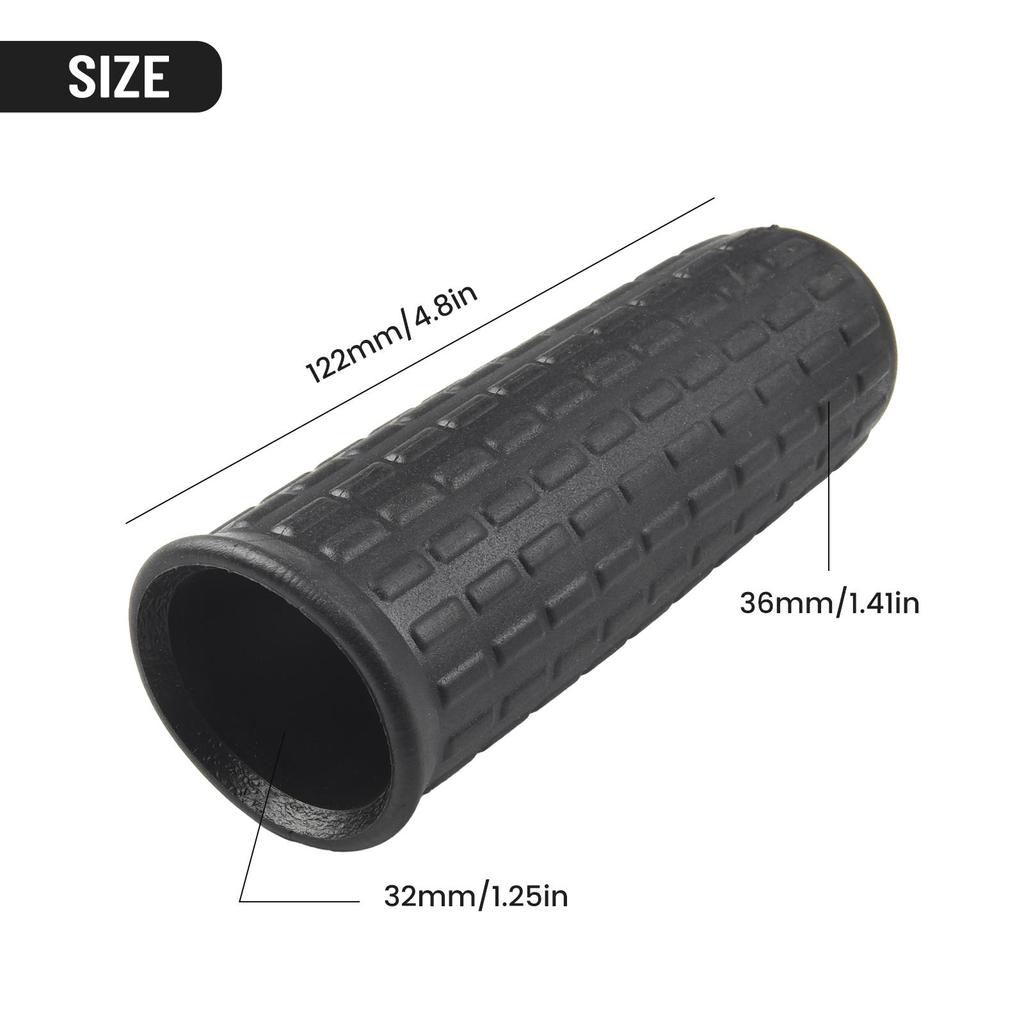 Cart Rubber Handles Durable Grips Handlebar Non Slip
