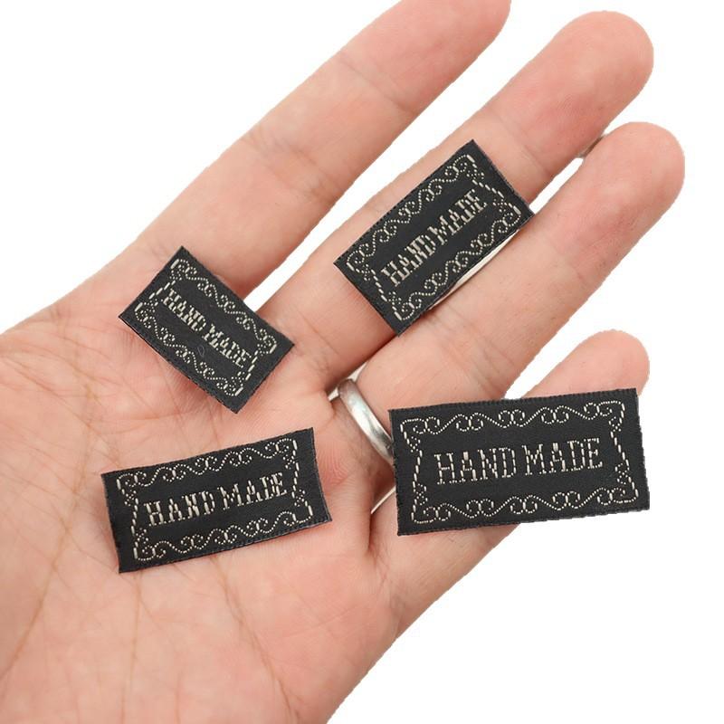 Etichete Handmade pentru Accesorii Bijuterii Etichete din Material Textil Mărci Înregistrate Aplicate Materiale Accesorii Păr Etichete din Piele