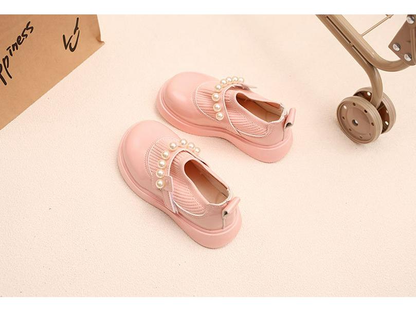 Girls' Soft Sole Leather Princess Shoes for 3-6 Year Olds (Spring/Summer/Autumn)