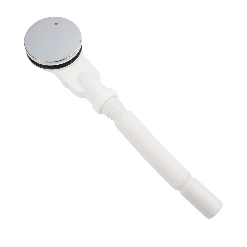 Shower Bathroom Tray Showering 90mm Diameter ABS Modern Plastic Replacement Supply Trap Waste Waste Hole White