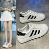 Little White Shoes Women's New Spring and Autumn Versatile Leather Shoes Soft Soles Not Tired Feet Casual Sports Board