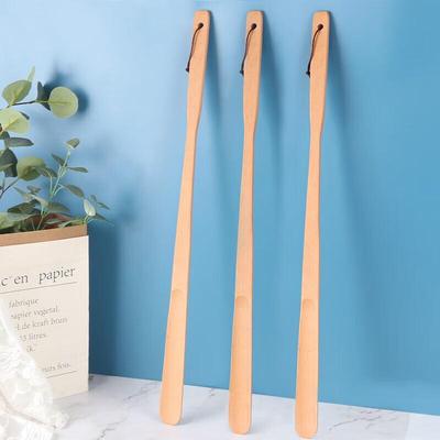 Aegis Wooden Long-Handle Shoehorn