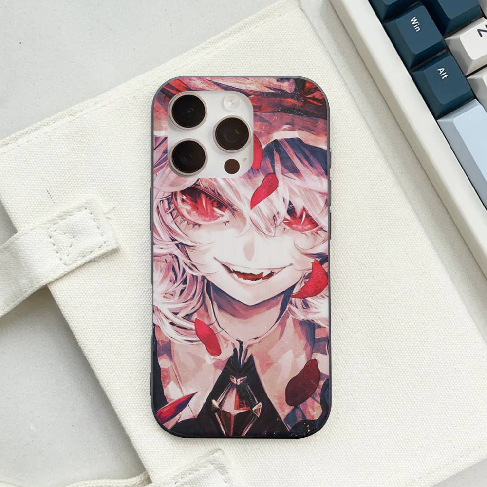Classic Game Touhou Project For IPhone 17 16 15 11 12 13 14 Pro Max Plus Pro Corrugated Translucent Back Phone Cover