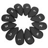 12Pcs Golf Iron Covers Set with Numbers Soft Protective Golf Head Cover Protective Headcover for