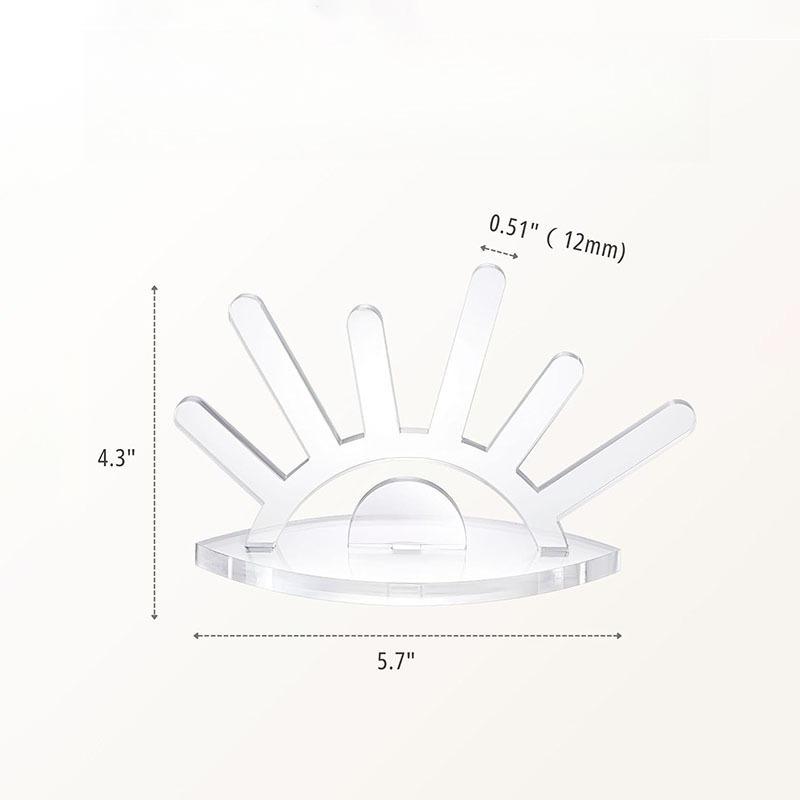 

Transparent Acrylic Jewelry Showcase Stand Rings Jewellery Display Rack Originality Ring Show Shelf Desktop Rings Storage Holder