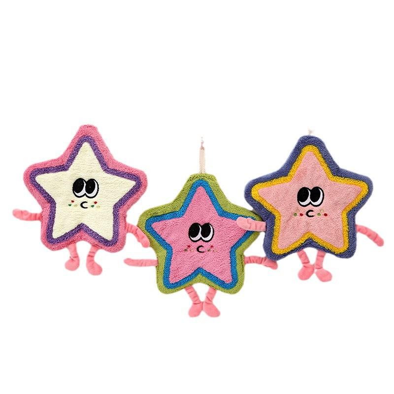 Dopamine Star Absorbent Quick-Dry Kids' Hand Towel for Kitchen & Bathroom