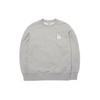 MLB Base Logo Sweatshirts Unisex Gray Crew Neck Moderate Regular 3AMTB0221-07MGS
