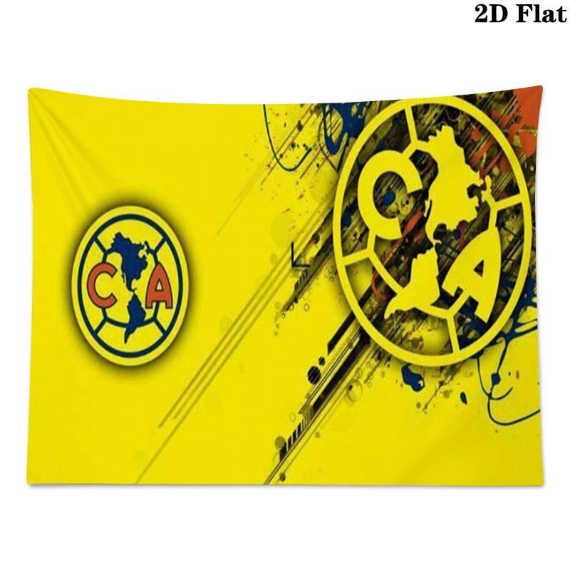 Club America Wall Tapestry Aesthetic Wall Hanging Printed Fabric Blanket Decorative Tapestries for Bedroom Living Room Home Decor