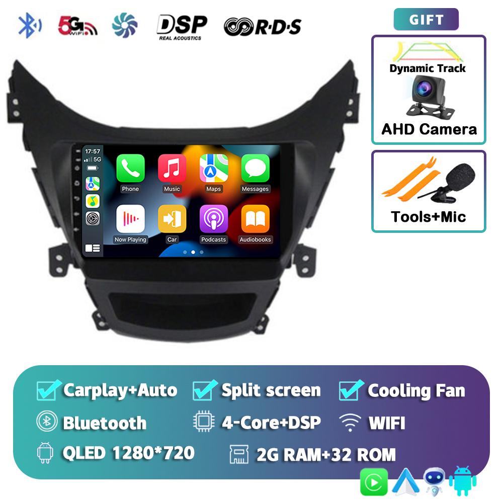 

Android 14 Carplay Car Radio For HYUNDAI ELANTRA 2011 2012 2013 2014 2015 2016 Multimedia Stereo Video Player Navigation GPS DSP