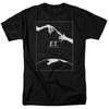 26 E.T.. Das Außerirdische Einfaches Poster T-Shirt Herren Lizenziert 80er Jahre Film Schwarz Unisex T-Shirt