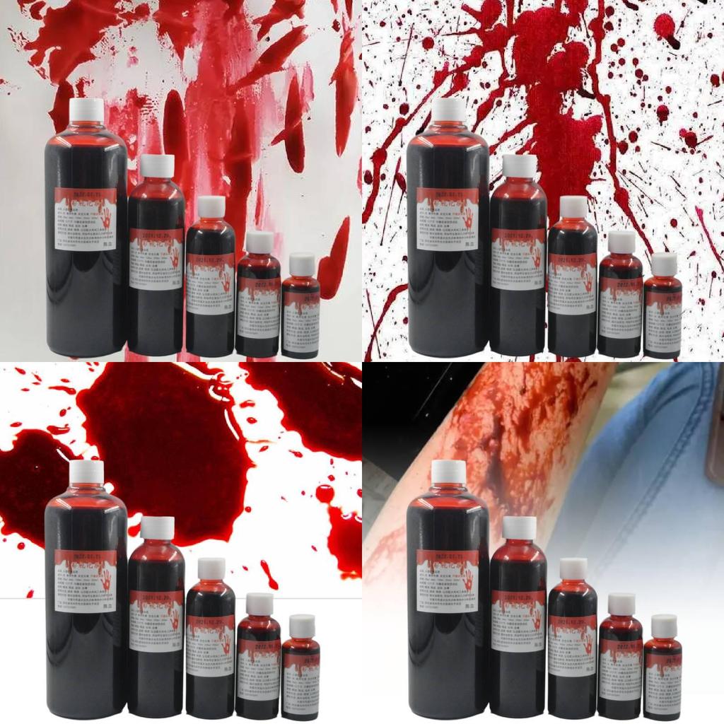 Realistyczne Halloweenowe Worki z Plazmą Krwi Sztuczna Krew Do Kreatywnych Efektów Kostiumowych I Żartów