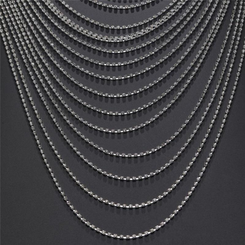 Men's Rhinestone Chest Chain Layered Tassel Body Jewelry for Club Party Dancing