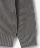 BLOND9 Half Zip Rib Knit Top_Gray