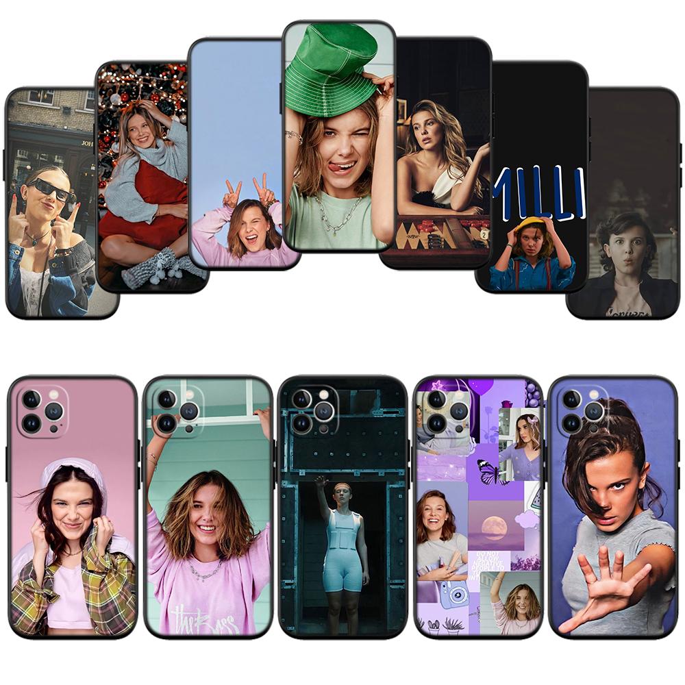 RP48 Millie Bobby Brown New High-End Shell Phone Case for Redmi Note 8 9 Pro Max 9S 9T 9C NFC 8T 8A 10A A4