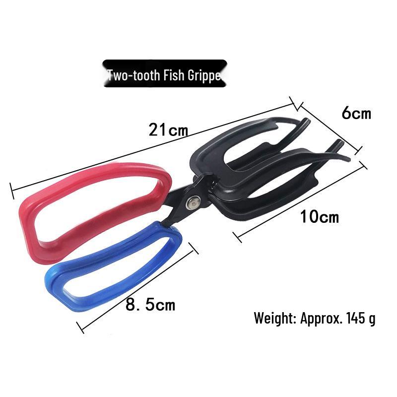 Octopus Clip Fish Gripper Pliers - Metal Fish Holding Gadget for Fishing