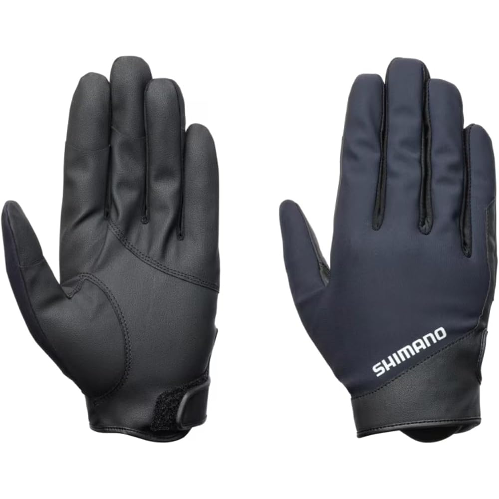 Shimano Basic Warm Gloves Fingerless GL-071Y Navy XL