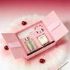 Cherry Blossom Aromatherapy Gift Set: Premium Essential Oils & Candle for Valentine's Day
