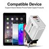 Universal Charger for US/EU/UK/AU: Original Power Adapter with 1 USB + 2 PD Ports