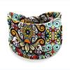 European American Women's Hair Band African Print Pattern Wide Edge Elastic Knot Sports Yoga Headband Women's Headwear Hair
