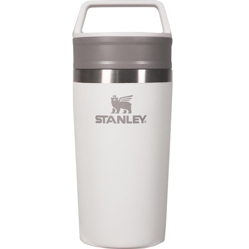 STANLEY Cafe To Go Vacuum Mug, 0.35L, Frosted, Insulated, Stainless Steel Mug, Tumbler, Coffee, Gift, Dishwasher Safe, Warranty (Authentic Japanese