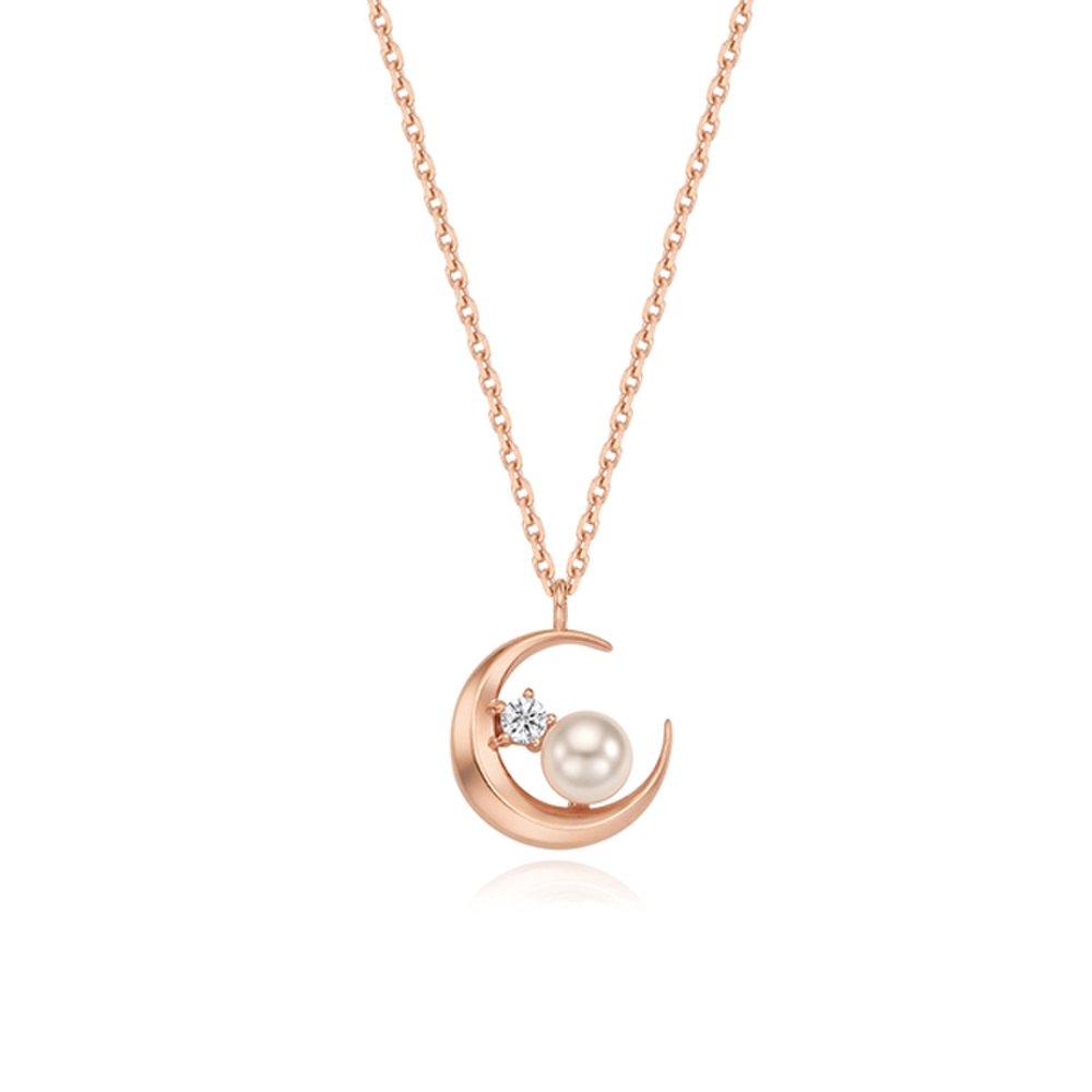 [Stonehenge] Silver Pearl Necklace Sc1782