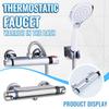 Multifunctional Four-stage Faucet In-wall Thermostatic Bath Faucet