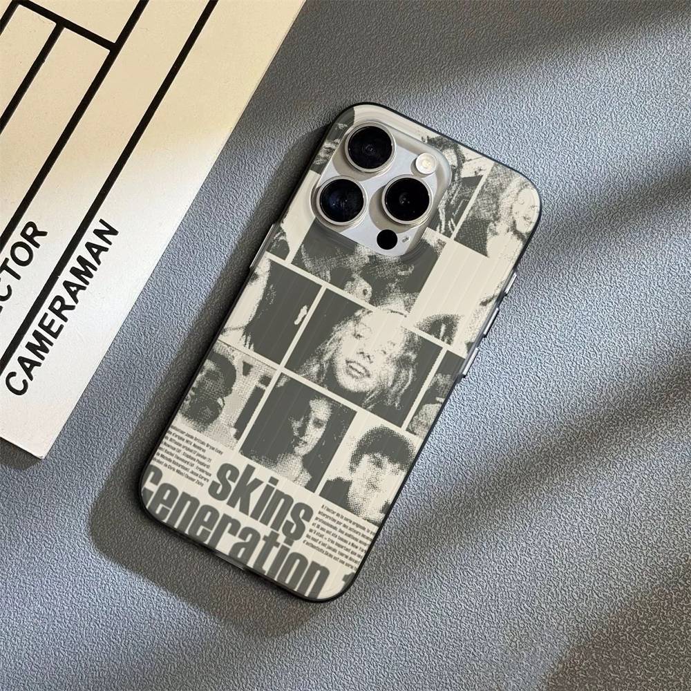 

Skins Movie TV For Phone 17 16 15 14 13 12 11 Pro Max Plus Pro Air Phone Case Corrugated Stripe Back Cover iPhone 14