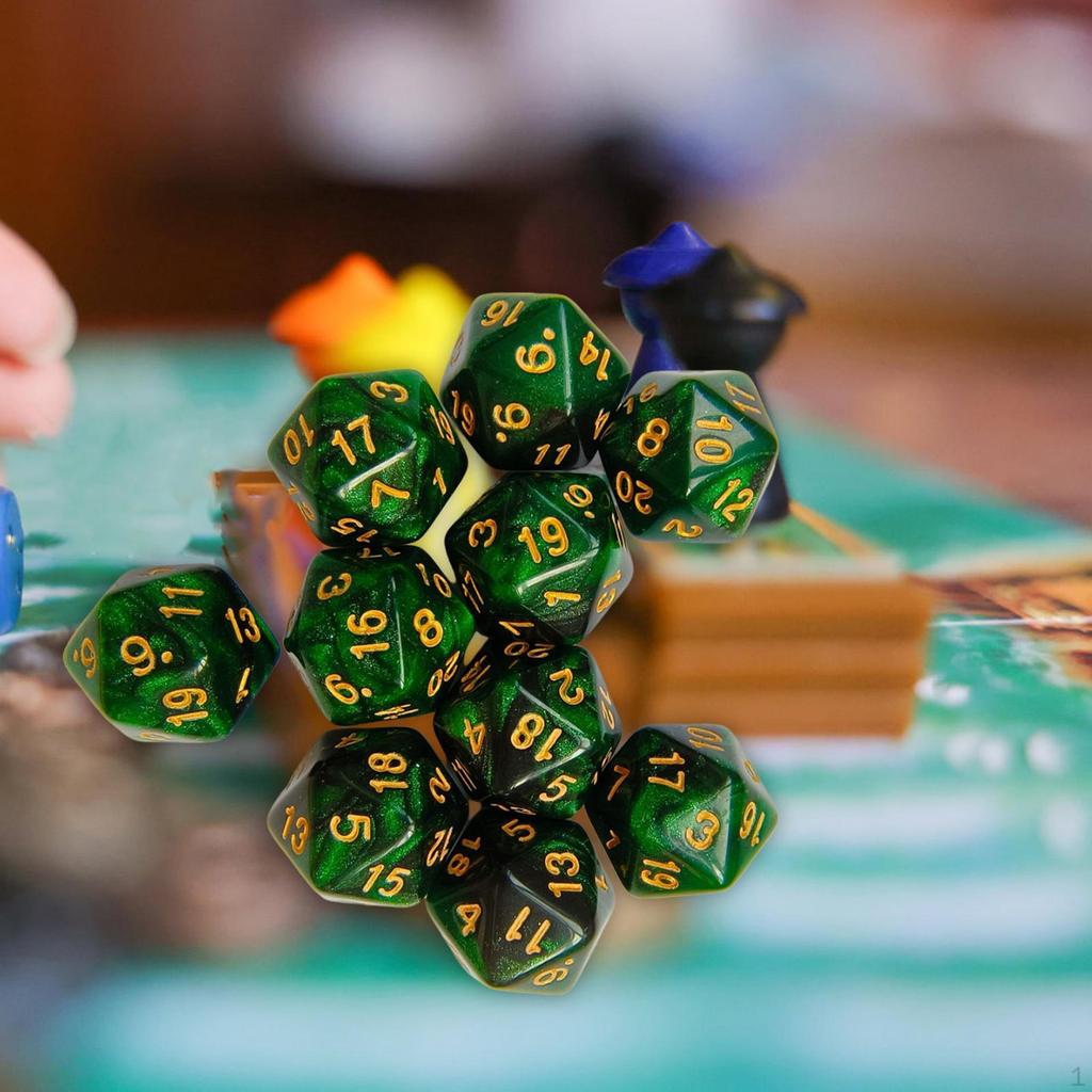 Polyhedral Dice Assortment for Interactive Gaming Sessions