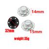 Aluminum Alloy RC Anti-Loose Rim Locking Nuts Replacement for SCX6 JLU 1/6 DIY Model Car Truck Hobby