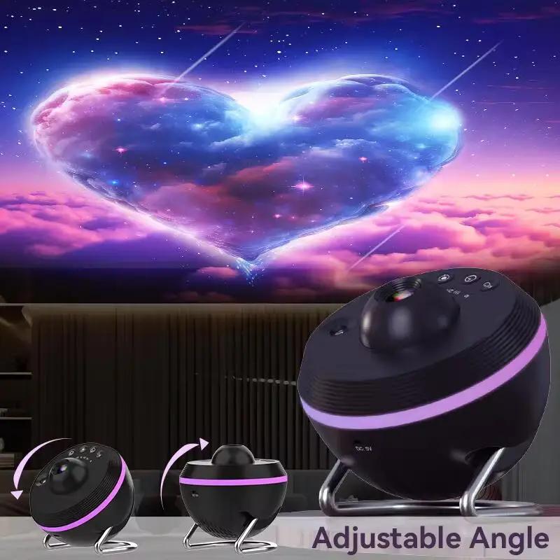 LED Galaxy Projector 13 in 1 Ultra Clear Galaxy Projector 360° Rotary Night Light for Bedroom Christmas Party Decoration Gifts