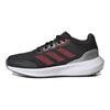 adidas Runfalcon 3.0 Fabric Comfortable Versatile Non-Slip Low-Top Running Shoes Kids Sneakers Black Red IE7252