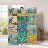 Van Gogh's Checkered Theme polyester Bedroom velvet flannel soft sofa cover blanket Fleece soft sofa cover blankets for beds
